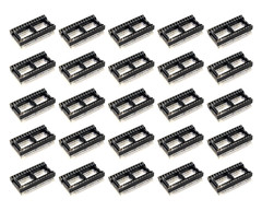(25) AMP IC SOCKET 28 PIN ( 2 X 14 ) DIP SOCKET PC PIN Through-hole