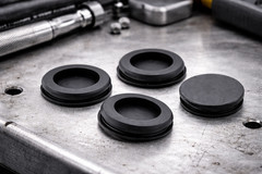 10 Pack Blank Hole Sealing Rubber Grommets Fits 1″ Hole with 1/8″ Groove
