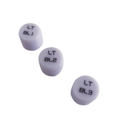 Low Transparency Dental Glass Ceramic Liithium Disslicate Blocks C14 CAD CAM