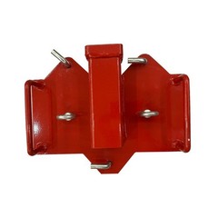 2″ Dual Forklift Hitch Receiver Aadpter 14.04*10.92*5.38 in C”2.11 in