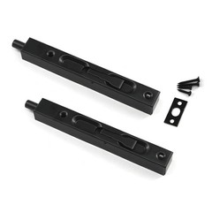 6 Inch Stainless Steel Slide Door Latch Bolt Black Flush Bolt with Screws for…