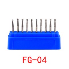 10-20pcs Dental Round Burs Tungsten Carbide FG Burs Polishing & Finishing Drills