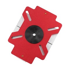 Two in Woodworking Slotting Plate with Aluminum Alloy Handle and Brass Nut