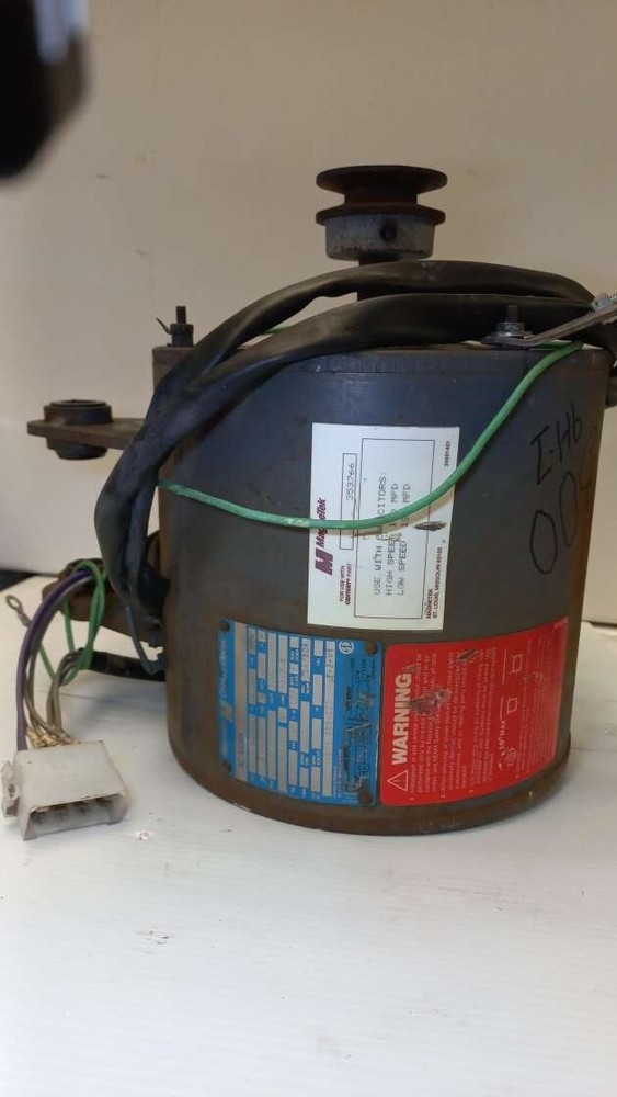 Front Load Washer Motor 1PH 120V 60Hz for Dexter P/N: 9376-293-007 [Used]