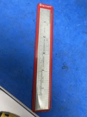 THE L.S. STARRETT CO. No. C601 Tempered 6 Inch Scale