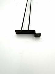 25 Slatwall 10” Slat Wall Board Hooks Shelving Sliding Hooks