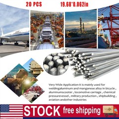 Aluminum Welding Rod Low Temp Flux-Cored Repair Alloy Fix Easy Brazing 20/40PCS