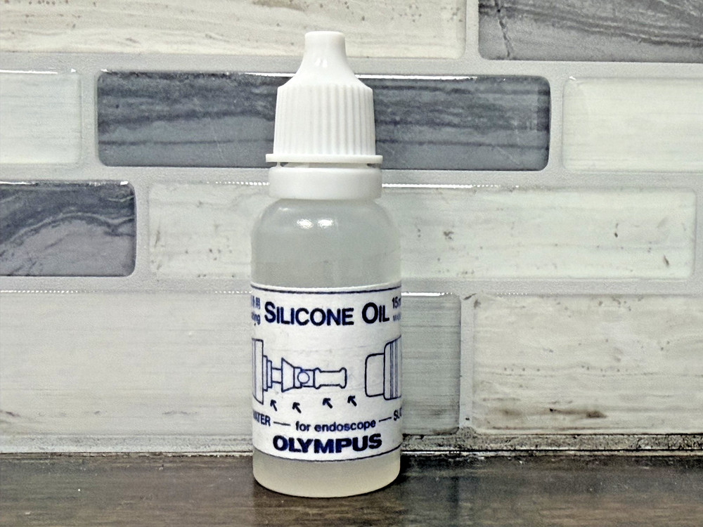 Olympus Silicone Oil for Lubrication of Endoscope Valves & O-Rings, 15ml Bottle