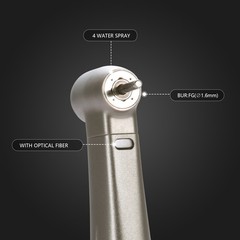 SKYSEA Dental 1:5 Fiber Optic LED Contra Angle Increasing Handpiece Fit Electric