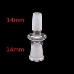 14mm Female to 14mm Male Glass Adapter