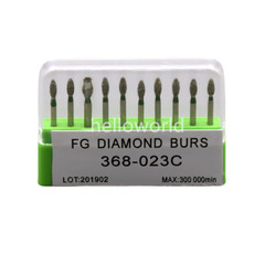 Dental Endo Diamond Burs FG Pointed Football 368/023C Coarse Grit High Speed