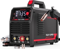 135Amp MIG Welder,110V Flux Core Welder Flux MIG/Lift TIG/Stick 3-in-1