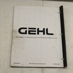 Gehl 8280 8285 8330 8335 Mixer Feeders Parts Manual