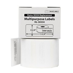 DYMO LW 30334-R : REMOVABLE Multipurpose Labels – (50) Rolls of 1000 – FREE SHIP