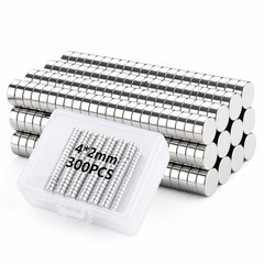 Lots 300 4mm X 2mm Neodymium Disc Strong Rare Earth N35 Small Fridge Magnets