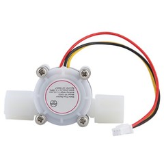 1Pcs Water Hall Effect Sensor Control Flowmeter G1/4 For Water Cooler