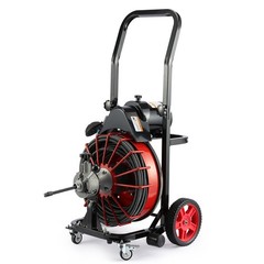 100′ x 1/2″ Drain Cleaner Electric Sewer Snake Cleaning Machine with 4 Cutter