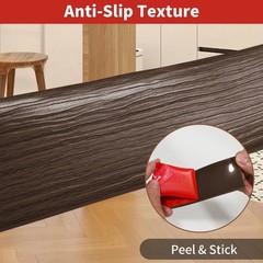 Vinyl Floor Transition Strip Self Adhesive 2 Inch Wide, Non-Slip Waterproof F…