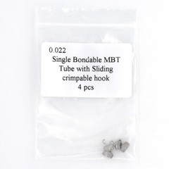 Dental Bondable Buccal Tube with Sliding Crimpable Hook 1st Molar 022 Roth/MBT