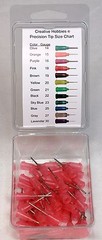 18 Gauge 0.5 Inch, Pink, Precision Applicator Dispensing Needle Tips, 50 Pieces