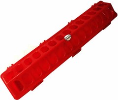 12 PACK OF 20″ MULTI-COLOR RITE FARM FLIP TOP CHICKEN FEEDERS POULTRY BABY CHICK