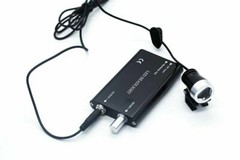 Dental 2.5X Binocular Loupes with 3W LED Head Light Aluminum Box Black US STOCK