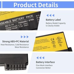 New DR202 Battery Getac X500 V100 V200 V1010 S400 DR202S DR202X LI202S LI202SX