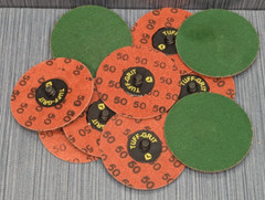 Lot of 10 x Tuff-Grit 27362 Twist-On Premium Zirconium Grain Grinding Disc 3″