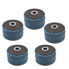 50Pack Premium Zirconia 60 Grit T29 4-1/2” x 7/8” Flap Disc Sanding Grinding