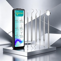 Dental Tools, Dental Pick for Teeth Cleaning, Stainless Steel Hygiene Kit with