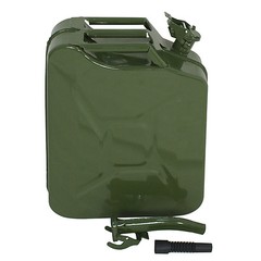 3X Jerry Can 5 Gallon 20L Metal Steel Tank Army Backup oline Emergency