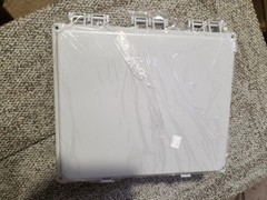 Integra H12104H6P Polycarbonate Enclosure 12x10x4 Hinged Opaque w/ Feet NEW