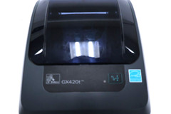 Zebra GX420t USB Thermal Label Printer GX42-102410-000 w/ Power Adapter