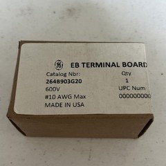 New In Box GE Terminal Board 264B903G20