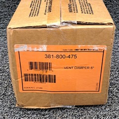 Weil Mclain 381-800-475, 5″ Damper And Actuator Assy