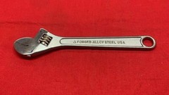 UTICA TOOLS 91-10 Adjustable Wrench, Forged Alloy, 10″ Old Inventory