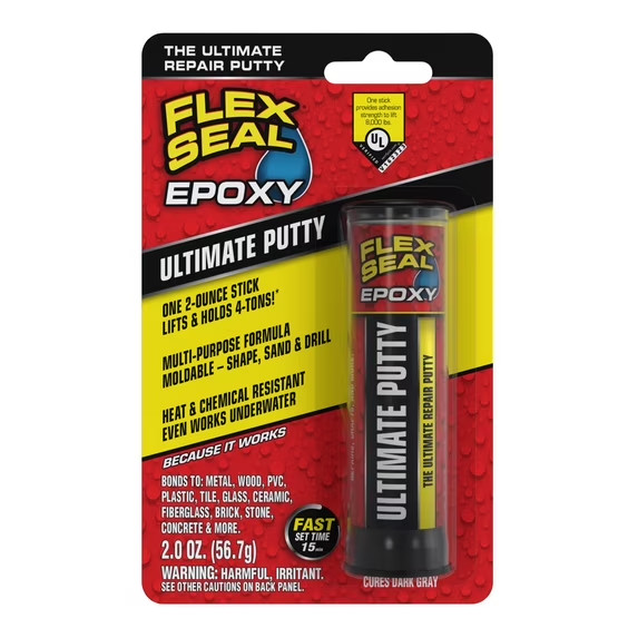 Flex Seal Epoxy, Ultimate Putty, Multi-Purpose, Durable, Permanent, Watertight,
