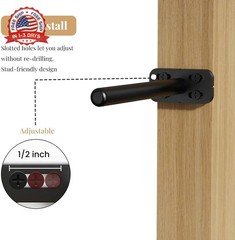 6pcs Wall Shelf Brackets Heavy Duty Floating Shelf Bracket Hidden,Invisible Blac
