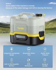 Fanttik NB8 Nano Portable Cordless Electric Sprayer w/2.1Gal Tank, Gray