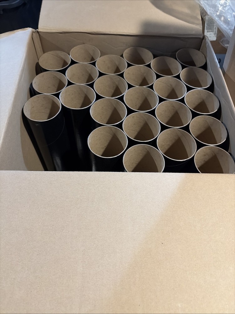 3 x 18″ Black Mailing Tubes 24 PCS