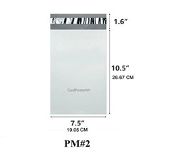 100 Pcs Poly Mailers Shipping Bag ， Self-Sealing Shipping Bags