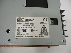 NEW OMRON S82J-02524D POWER SUPPLY INPUT AC100-240V 50/60HZ 0.8A OUT DC24V 1.1A