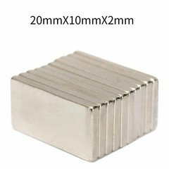 5~100Pcs N52 20x10x2mm Neodymium Block Magnet Super Strong Rare Earth Magnets