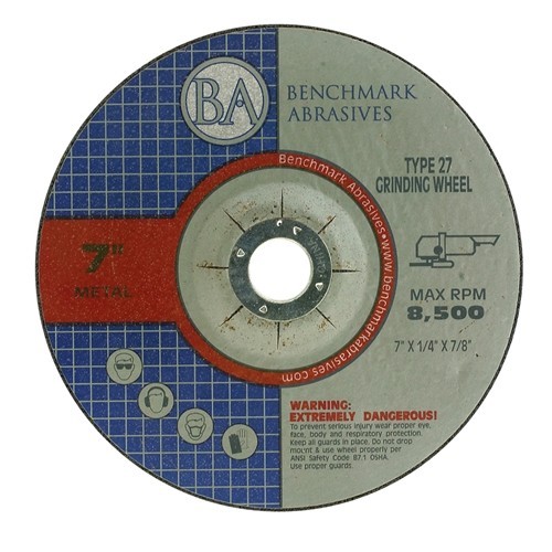 7″x1/4″x7/8″ Pro Depressed Center Grinding Wheel 50