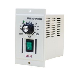 DC 0-90V Knob Motor Speed Controller Variable Adjustable Speed AC 110V Input