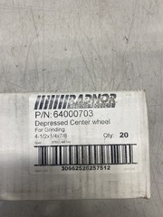 Lot Of 4 Radnor 4 1/2″ X 1/4″ X 7/8″ Depressed Center Grinding Wheel (20 Pack)