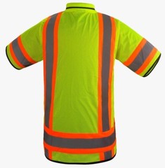 Crew Yellow Reflective High Visibility Class 3 Safety Vest