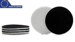Polish 3 inch (75mm) Pack of 5 Felt Polishing Pads for Polishing Glass, Plastic,