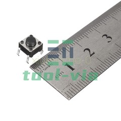 100PCS 6x6x5mm DIP Through-Hole 4pin Tactile Push Button Switch Momentary NEW