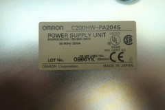 Omron C200HW-PA204S Power Supply Unit 100-120/200-240v-ac 24v-dc